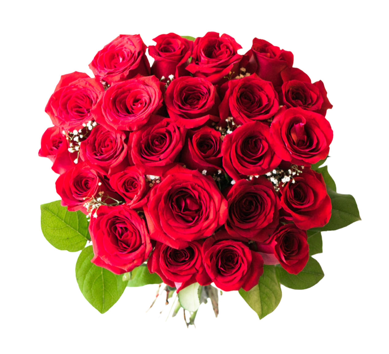 Deep Red Heart Roses Dark Red Rose Bouquet